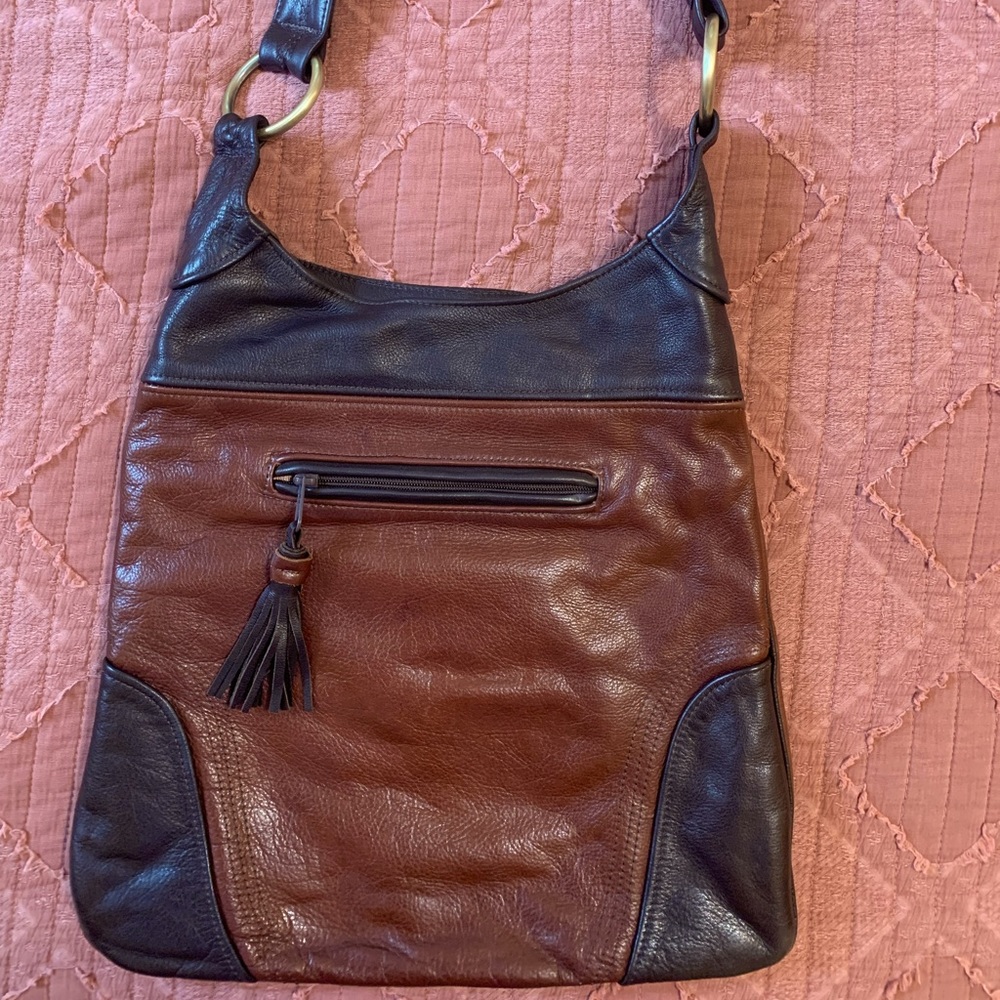 artisan crafted leather satchel
